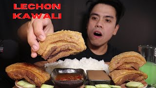 LECHON KAWALI MUKBANG ASMR HUNGRY MICHAEL