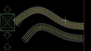 How To Draw HVAC Flexible Duct -To Connect Diffusers-DRAWINGS SOLUTION