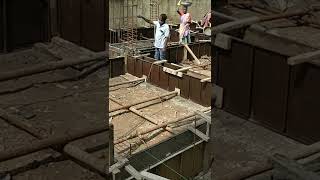 Plinth beam concreting | M25 grade |OPC 53 GRADE| site mix | mogappair site|construction| subscribe