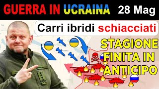 28 Mag: NULLA DI FATTO, Carri Tartaruga Russi DISTRUTTI DA MINE E ARTIGLIERIA |  Guerra  Ucraina