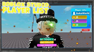 Roblox Studio - Player List Remake (Of 2021)