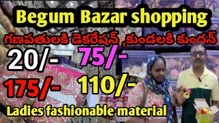 Ganapathy Decoration Items | Ladies Fashionable material | Begum Bazar Holsel shopping PH.9440547166