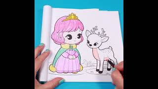 Princess | Cute Coloring Page for Children |Coloring Fun for Kids  #coloringforkids  #coloringfun