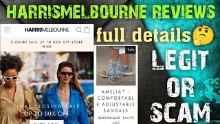 harrismelbourne com reviews | harrismelbourne.com legit or scam | Harris melbourne review