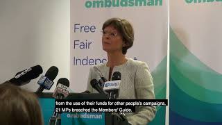 Victorian Ombudsman Deborah Glass speaks about MPs’ misuse of parliamentary staff entitlements