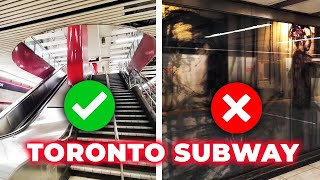 BEST AND WORST OF TORONTO SUBWAY (TTC walk through)