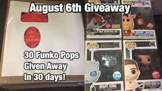 August Funko Pop Giveaway: Day 6 Winner Drawn + A New Giveaway * closed* & More