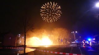 Hulpdiensten massaal ingezet voor brand in gasverdeelstation in Oss