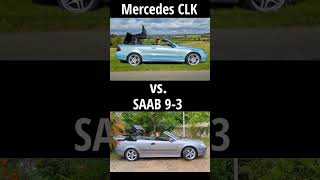 Mercedes CLK vs SAAB 9-3 Convertible Roof Race!