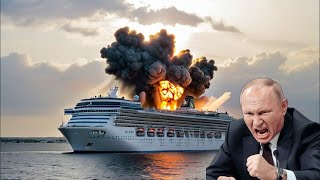 13 minutes ago. Putin was angry, Ukraine attacked a cruise ship carrying 10 Russian generals