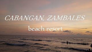 CABANGAN, ZAMBALES GOLDEN SUNSET BEACH RESORT VLOG #momshiedang