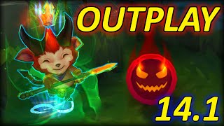 OUTPLAY TEEMO LOL FUN Moments 2024 (Pentakill, Heimerdinger, Aatrox, Swain, Jhin) #195