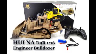 HUI NA 1554 1:16  R/C D9R Bulldozer Special Engineer Version - Unboxing and Review