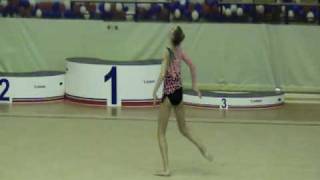 Staniouta Melitina. Belarus. Ball. Qualification. RG WC St-Petersburg 03.04.2010.mp4