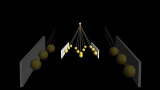 12 pendulums #satisfying #polyrhythm #pendulum #animation #asmr #adhd #sleep