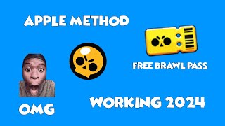 NEW BRAWL STARS APPLE METHOD!!! FREE BRAWL PASS (2024)