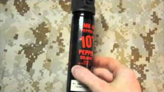 MK-IV Pepper Spray (OC Spray) Review - "Burn and Escape"