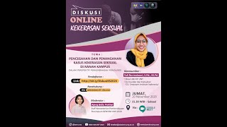 [DISKUSI ONLINE : KEKERASAN SEKSUAL]