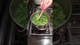 Chrysanthemum Greens Soup #food #cooking