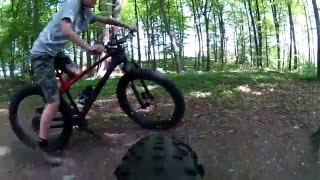 2016 0522 Fatbike i Hareskoven med gutterne! (del2)