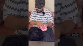 Card Control Blindfolded with a crazy kicker at the end!!! | Magic |sleight of hand