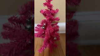 Pink Christmas tree