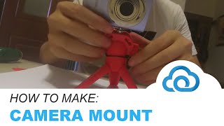 Printing and Assembling a Mobile tripod Mount using Cloud3DPrint