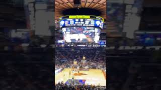 Knicks V nets at Madison square garden New York #shorts #newyork #knicks  #basketball  #msg #nba