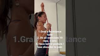 DO THESE exercises for better posture & less shoulder pain today