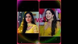 Ayesha Singh aka (Sai)❤ and Shivangi Joshi aka (Naira)❤ same dress color.🤗🤗 who is best?🤗🤗