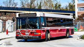 Shuttle UM 2019 Low Floor Gillig Advantage Diesel #5019 on Route 104 Regents Drive Garage