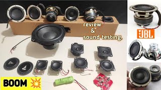 All Imported Speaker, woffer, subwoofer, JBL,Sony, review and sound testing,class d amplifier board.