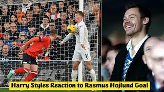 😍 Harry Styles Reaction to Rasmus Hojlund Goal vs Luton Town