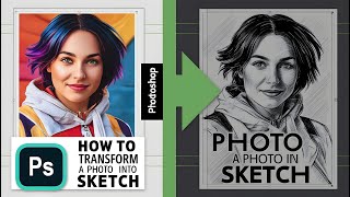 How to Transform PHOTOS into Pencil DRAWINGS in Photoshop