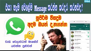 Whatsapp New Secret Tricks & Tips In Sinhala | Sri Network