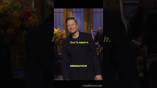 Elon Musk Exposing his Own Disorder on SNL LIVE😮😱. #short