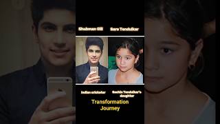 Shubman Gill🙂and age sara Tendulkar☺️ Transformation Journey#shubmangill #age#saratendulkar #shorts