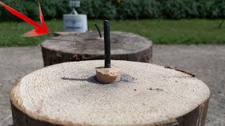 EXPERIMENT GIANT WOOD FIRECRACKER | Best Experiments