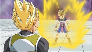 Dragon Ball Super : Vegeta teaches Cabba how to transform into Super Saiyan