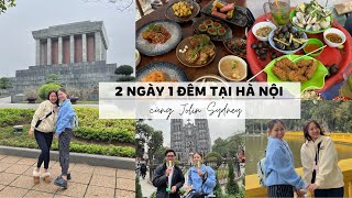 2 NGÀY 1 ĐÊM TẠI HÀ NỘI CÙNG JOLIN SYDNEY ft.@fromkhanh | bún ngan, chả cá, xôi thịt, ốc ngao hấp