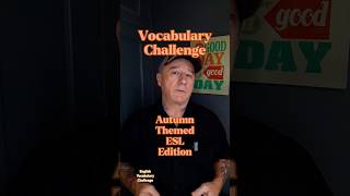 English Vocabulary Challenge ⭐️ Autumn themed ESL edition ⭐️