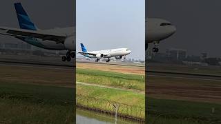 GARUDA INDONESIA baru berbody besar landing di bandara Soekarno Hatta‼️