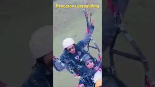 Dangerous paragliding #manali trip ##