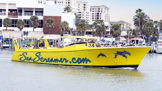 yellow speedster boat tour clearwater beach final florida video 4k 60fps Day 8