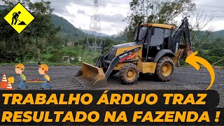 Trabalho árduo traz resultado na fazenda !