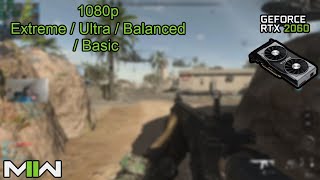 RTX 2060 Ryzen 5 5600 - Call Of Duty Modern Warfare 2 Beta Benchmark - 1080p - Max Settings