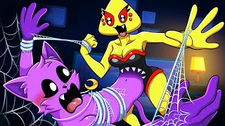 Poulina's Belly Eating Catnap | Spider Girl Poulina | Poppy Playtime 3 Animation