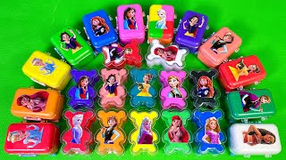 Mixed Shapes: Looking For Disney Princesses With Magical Slime - Satisfying ASMR Video