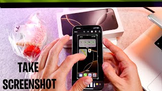 iPhone 16 Pro How To Screenshot