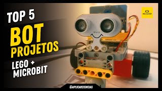 5 Projetos de Robótica FÁCEIS e Divertidos com MICROBIT e BLOCOS do kit Wonder Building